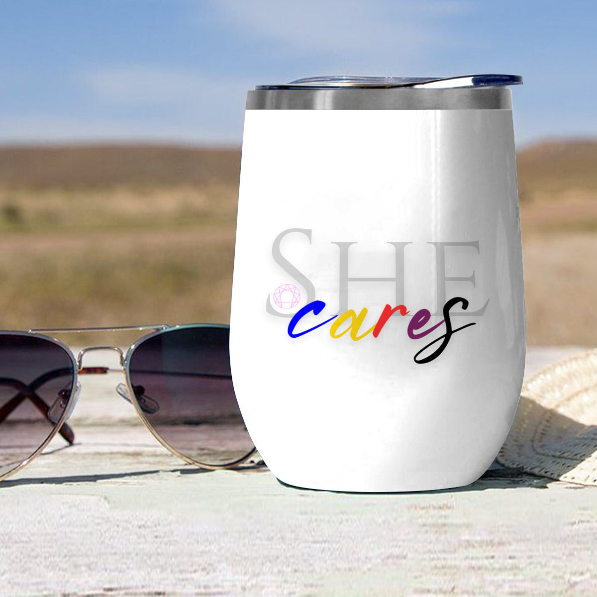 "SHE Cares" Tumbler 12oz